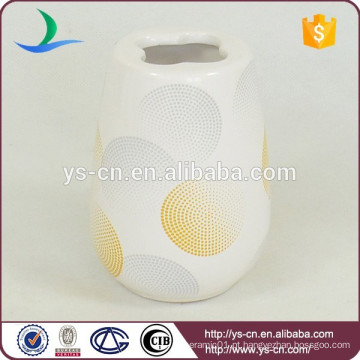 YSb40063-04-th Porta-escova de cerâmica moderna redonda